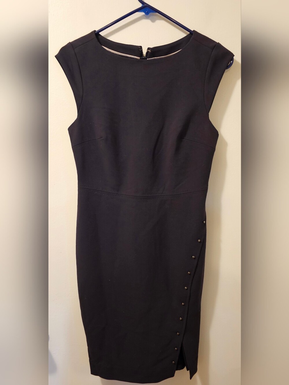 The Limited Luxe Collection Black Sheath Dress Studded Women's Size 0‎ NWT